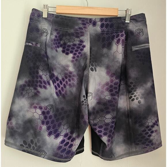 Born Primative Mens Swimwear Swim Board Shorts, Sz 32, 18 inch, - Picture 2 of 5